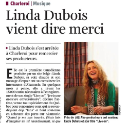article presse Linda Dubois